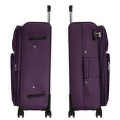 AVANCEA® Sada cestovních kufrů GP9196 fialová 4W XS,S,M,L