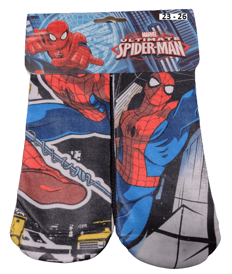 Sun City Dětské ponožky Spiderman 2 páry, licencovaný produkt
