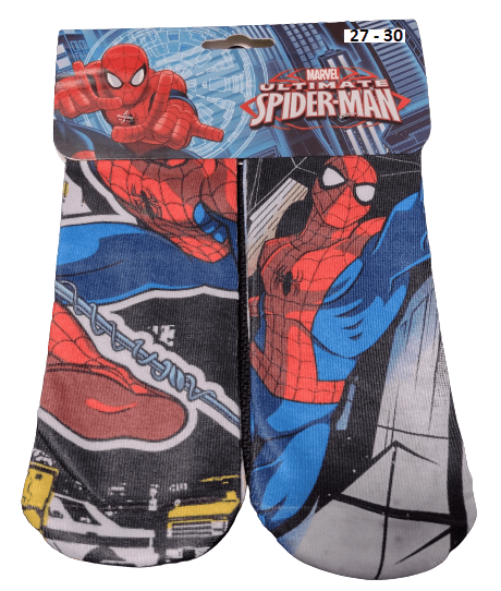 Sun City Dětské ponožky Spiderman 2 páry, licencovaný produkt