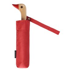 Original Duckhead Červený kompaktní ekologický deštník odolný proti větru