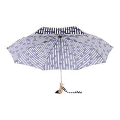 Original Duckhead Kompaktní ekologický deštník Polka Stripe odolný proti větru