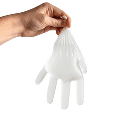 Espeon TPE rukavice nepudrované bílé, 200 ks - velikost L