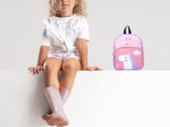 Vadobag Růžový dětský batoh Jednorožec