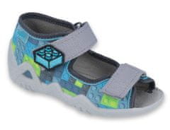 Befado chlapecké sandálky SNAKE 250P093 modré velikost 20