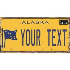Retro Cedule Cedule značka Alaska