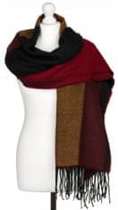 GERARD PASQUIER Akrylový dámský šátek s geometrickým vzorem a přídavkem vlny