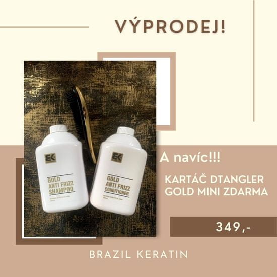 Brazil Keratin Brazil Keratin, set GOLD pro nepoddajné vlasy