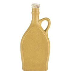 Ami Honey Keramická láhev Amfora plochá písková 750 ml