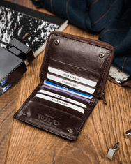 Always Wild Pánská kožená peněženka na karty