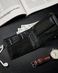 Pierre Cardin Praktická, skládací pánská peněženka z přírodní kůže, RFID