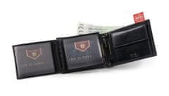 Peterson Skládací peněženka z přírodní kůže s RFID ochranou