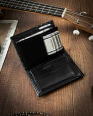 4U Cavaldi Velká kožená peněženka s ochranou Stop RFID