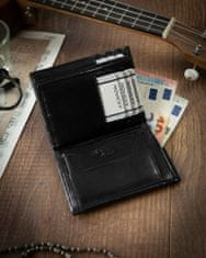 4U Cavaldi Velká kožená peněženka s ochranou Stop RFID