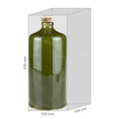 Ami Honey Keramická láhev Staropolska nízká zelená 750 ml