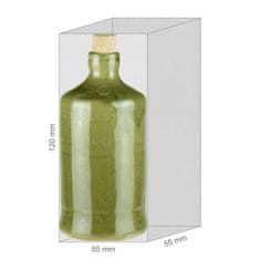 Ami Honey Keramická láhev Staropolska nízká zelená 100 ml