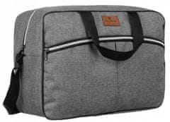 Peterson Prostorná cestovní taška s držákem na kufr