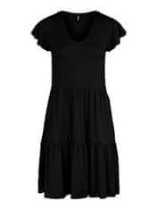 Pieces Dámské šaty PCNEORA Regular Fit 17125647 Black (Velikost XS)