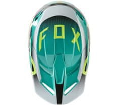 Fox Motokrosová helma V1 Leed Helmet Dot/Ece - Teal vel. M