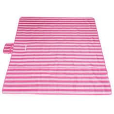 KIK Pikniková deka 200x200 cm růžová