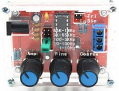HADEX Signální generátor sinus, delta a obdélník 1Hz-1MHz s XR2206
