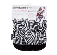 CuddleCo Comfy-Cush, Vložka do kočárku, 80x33cm, Zebra