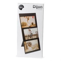 Balvi Fotorámeček Dijon 23358, formáty 10x15cm (3x), černý