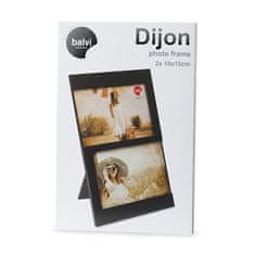 Balvi Fotorámeček Dijon 23360, plast, 10x15cm (2x), černý