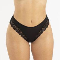 PantyRebel Underneath Eden Panties Set 3ks (Black), komplet krajkové kalhotky S/M