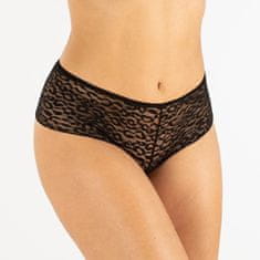 PantyRebel Underneath Lexi Panties Set 3ks (Black), komplet kalhotky s gepardím vzorem S/M