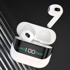 DUDAO U15 TWS bezdrátové sluchátka, bílé