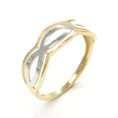 Pattic Zlatý prsten AU 585/1000 1,65 gr CA108601-58