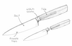 Magnum Boker Profesionální nůž Kulle Core Santoku Solingen