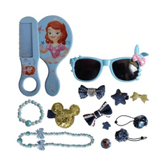 BB-Shop Sada manžetových knoflíčků Princess Sophie's Eyeglasses 28 ks v námořnické modři