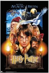CurePink Plakát Harry Potter: The Sorcerer's Stone (61 x 91,5 cm) 150g