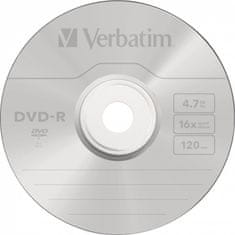 Verbatim DVD-R 4,7GB/ 16x/ 10pack/ spindle