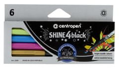 CBPAP Souprava popisovačů Centropen Shine 4 black 2590/6