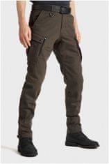PANDO MOTO kalhoty jeans MARK KEV 02 Extra short olive 30