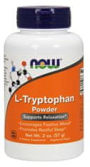 NOW Foods L-Tryptophan Powder, L-Tryptofan prášek, 57g