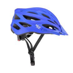 Nils Extreme cyklistická helma MTV50 modrá velikost L(58-61 cm)
