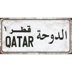 Retro Cedule Cedule značka Qatar
