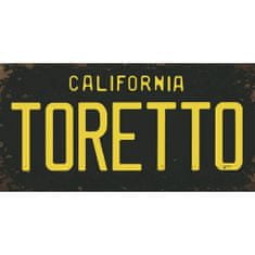 Retro Cedule Cedule značka California Toretto