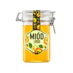 Mazurskie Miody Prémiový lipový med 100% z polských včelínů "Lime Honey" v okrasné sklenici Weck 550g Mazurskie Miody