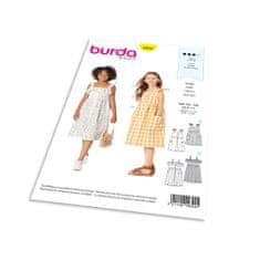 Burda Střih Burda 9304 - Dětské propínací šaty na ramínka