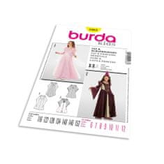 Burda Střih Burda 2463 - Dětské středověké šaty, šaty pro princeznu / vílu