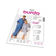 Burda Střih Burda 2691 - Dámské pyžamo, pánské pyžamo