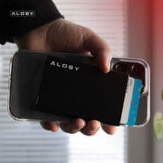 Noah Chytrá peněženka proti krádeži RFID pouzdro na karty Alogy minimalistické černé