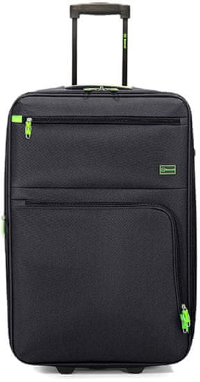 BENZI Příruční kufr BZ 5383 Black/Lime