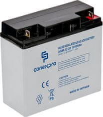 Conexpro baterie AGM-12-20, 12V/20Ah, Lifetime
