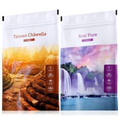 Energy Taiwan Chlorella tabs 200 tablet + Acai Pure powder 100 g