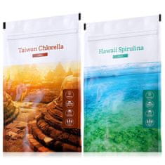 Energy Taiwan Chlorella tabs 200 tablet + Hawaii Spirulina tabs 200 tablet